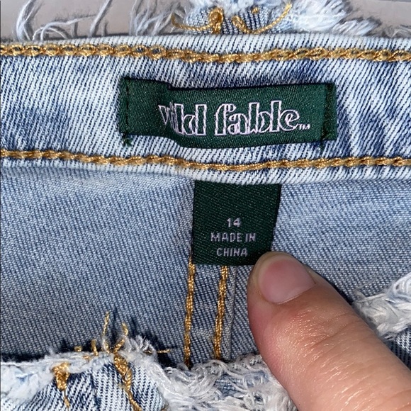 Wild Fable Blue Flare Wide Leg Jeans - Picture 6 of 10